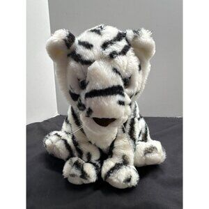 Soft Classics Westcliff LTD 1995 White Tiger Plush Stuffed Animal Toy With Black